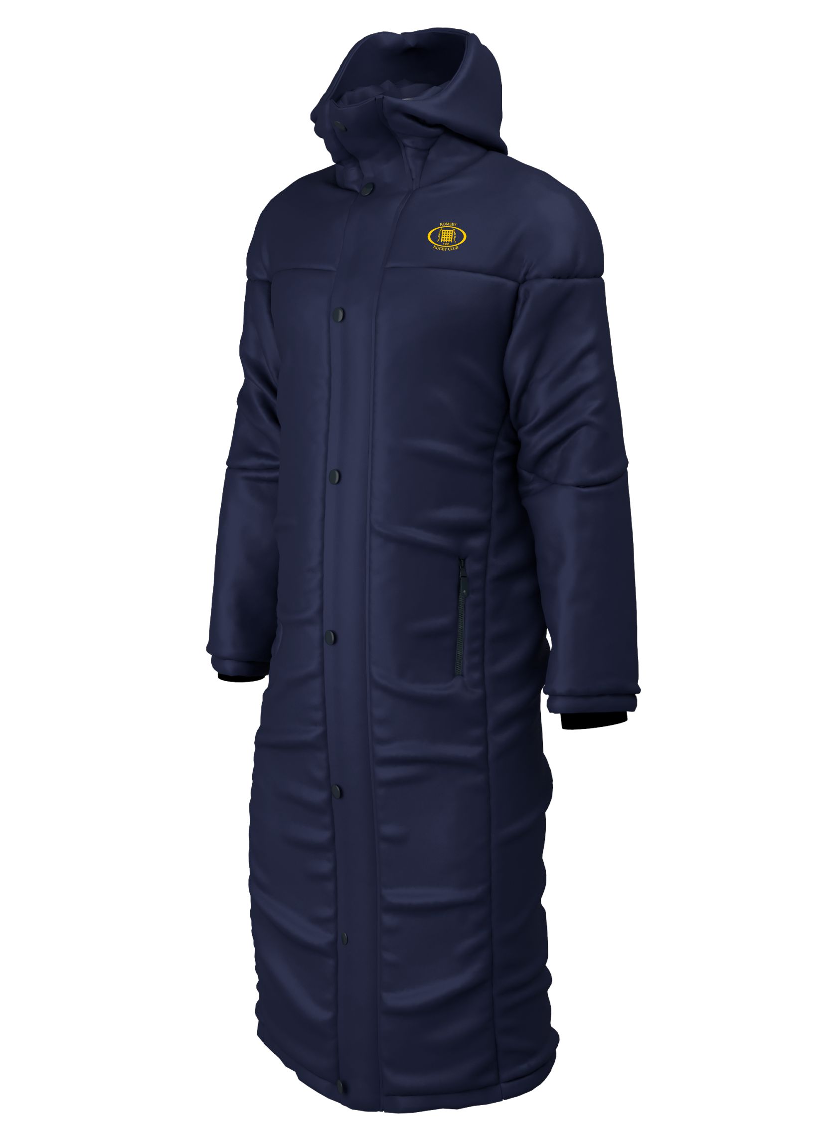 Romsey Rugby Club Contour Thermal Touchline Coat - Youth - Image 4