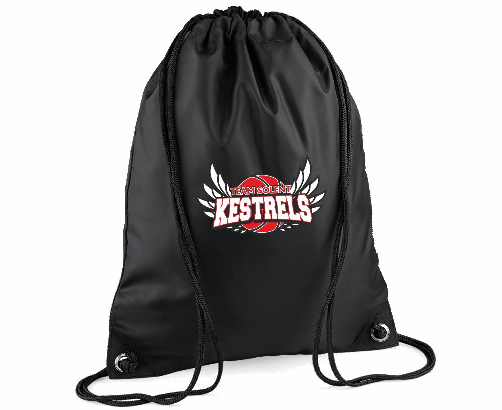 Team Solent Kestrels Basketball Club Drawstring Gym Sac - Image 5