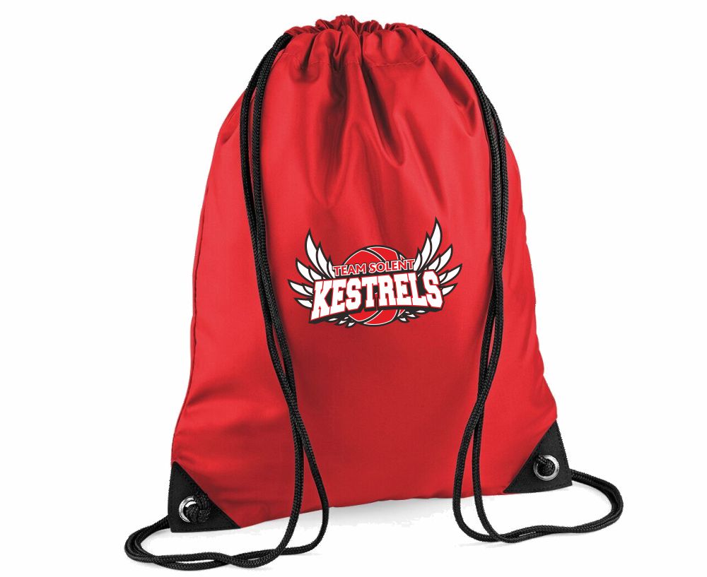 Team Solent Kestrels Basketball Club Drawstring Gym Sac - Image 3