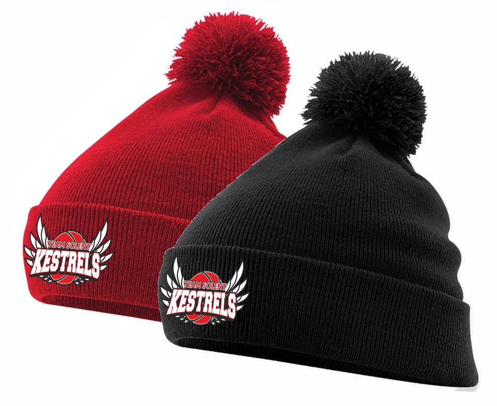 Team Solent Kestrels Basketball Club Youth Winter Bobble Hat