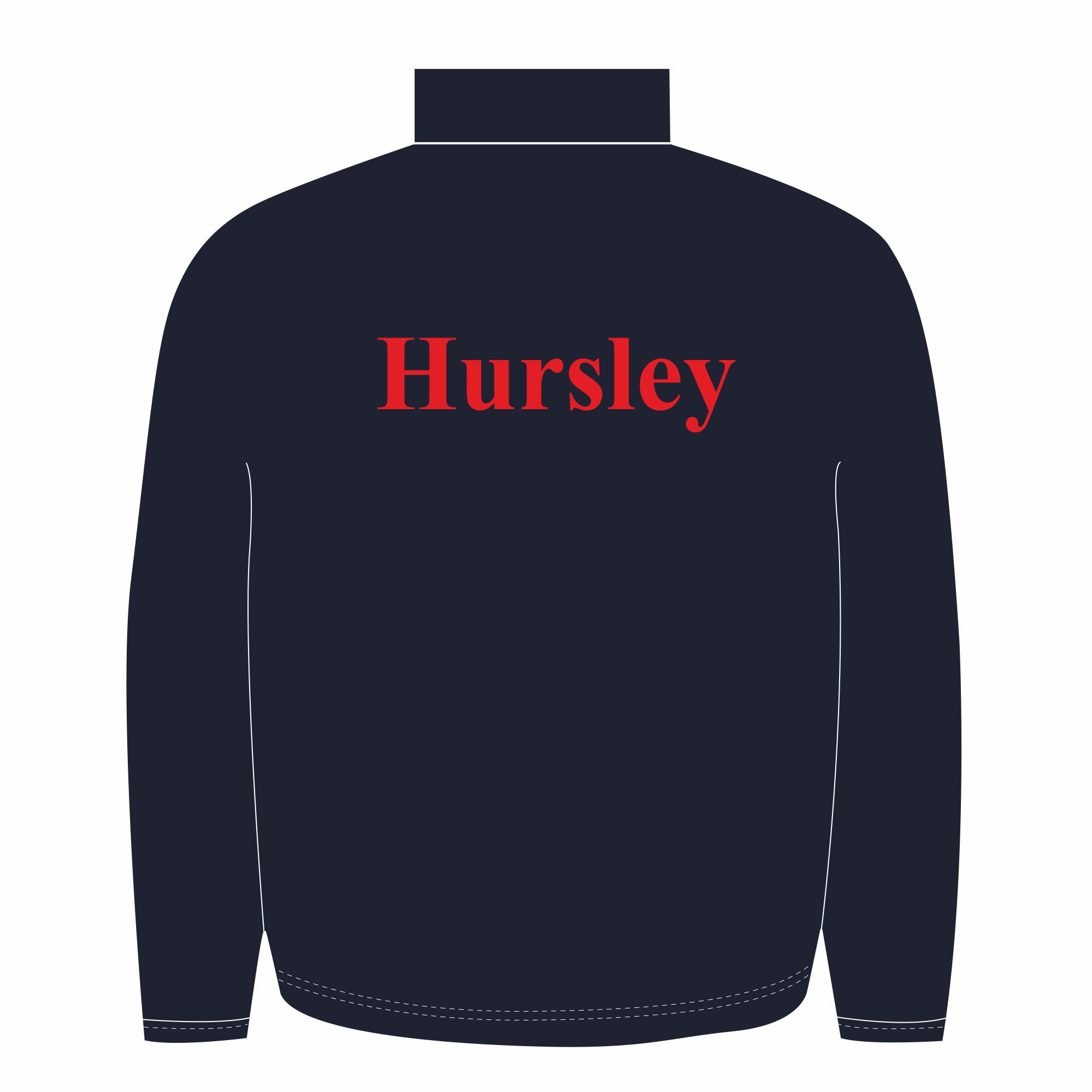 Hursley Pony Club Adult 1/4 Zip Sweatshirt - Image 2