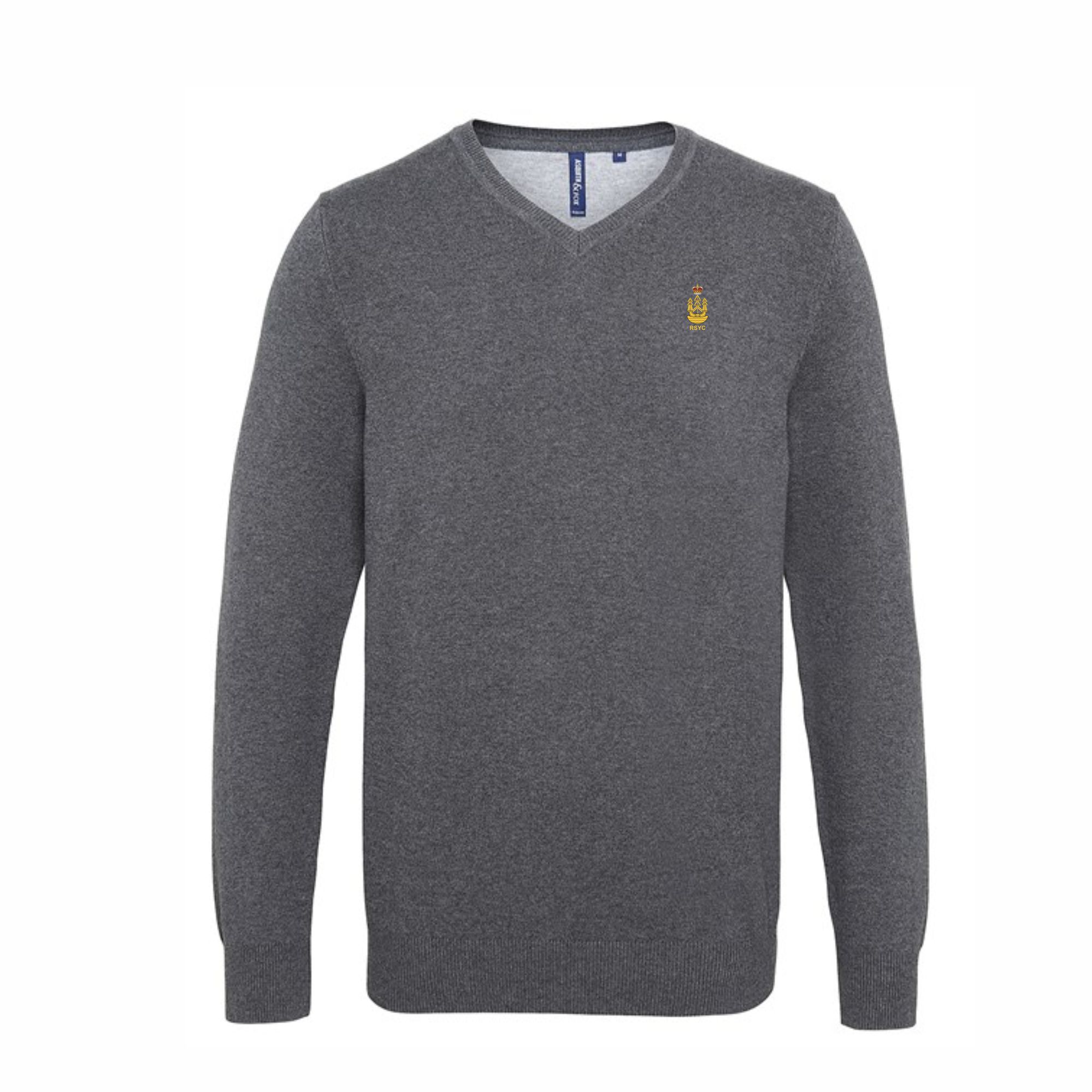 Royal Solent Yacht Club Men's V-Neck Jumper - Image 3