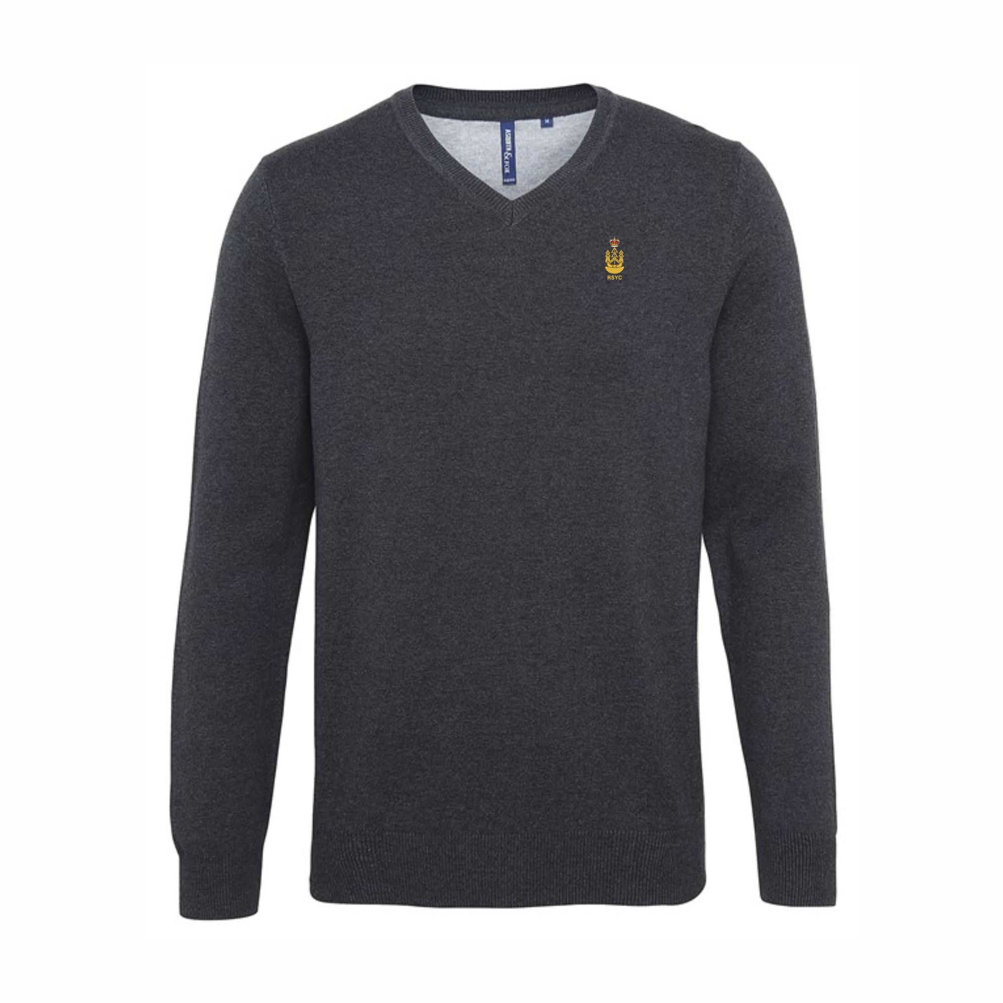 Royal Solent Yacht Club Men's V-Neck Jumper - Image 4