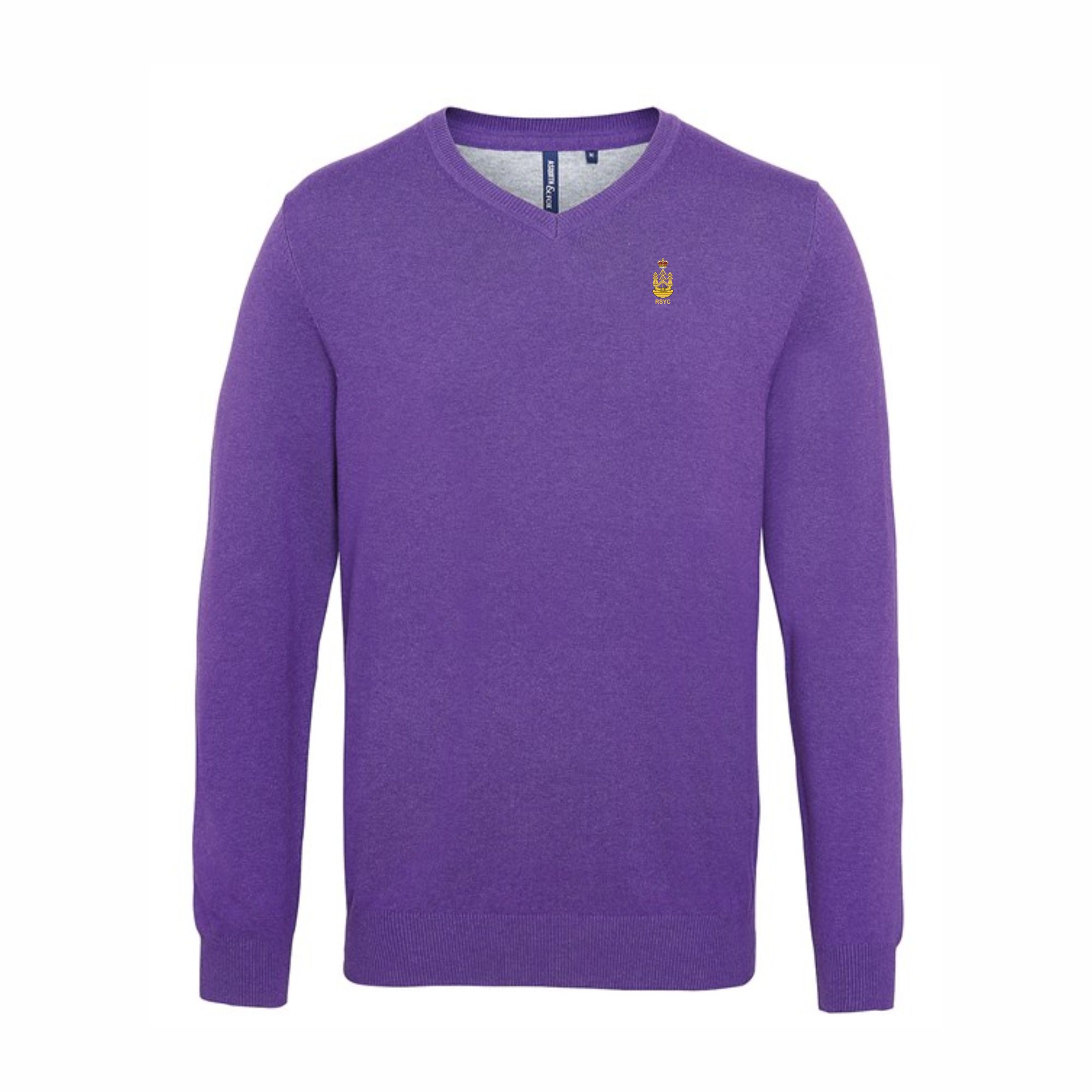 Royal Solent Yacht Club Men's V-Neck Jumper - Image 5