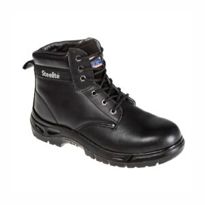 Steel Action Leather Ankle Boot