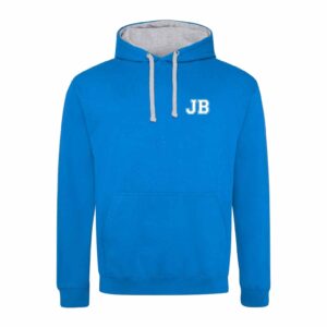 Wellow Primary School 2026 Leavers Hoodies  - Sapphire Blue/Grey - Youth