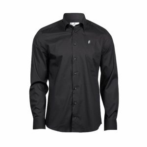 matchtech Long Sleeve Shirt - Shaped Fit - Black