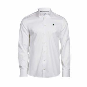 matchtech Long Sleeve Shirt - Shaped Fit - White