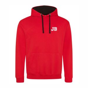 Wellow Primary School 2026 Leavers Hoodies  - Red/Black - Youth
