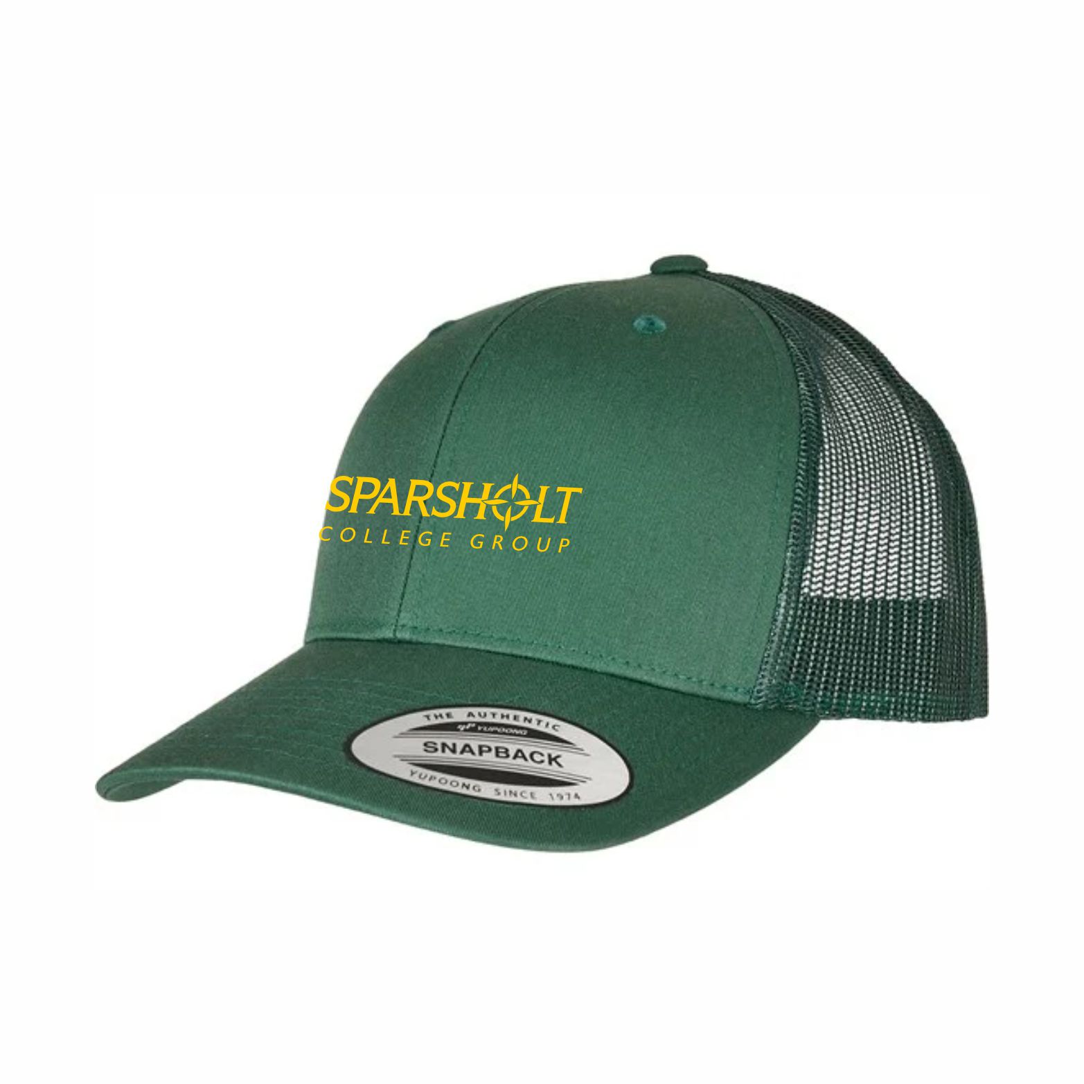 Sparsholt Retro Trucker Cap - Green