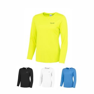 Wellow Tennis Club Ladies Long Sleeve Cool T-Shirt