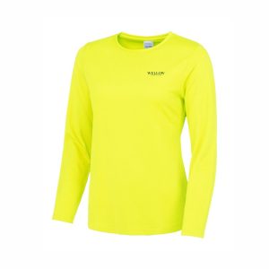 Wellow Tennis Club Ladies Long Sleeve Cool T-Shirt - Image 2